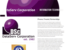Tablet Screenshot of dataservcorp.com